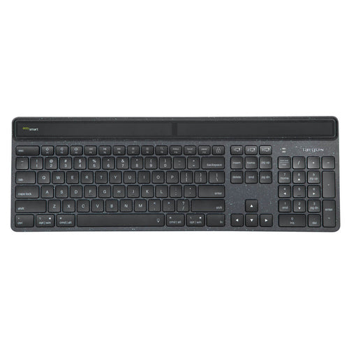 Targus EcoSmart keyboard Bluetooth QWERTY UK English Black Targus EcoSmart keyboard Bluetooth QWERTY UK English Black
